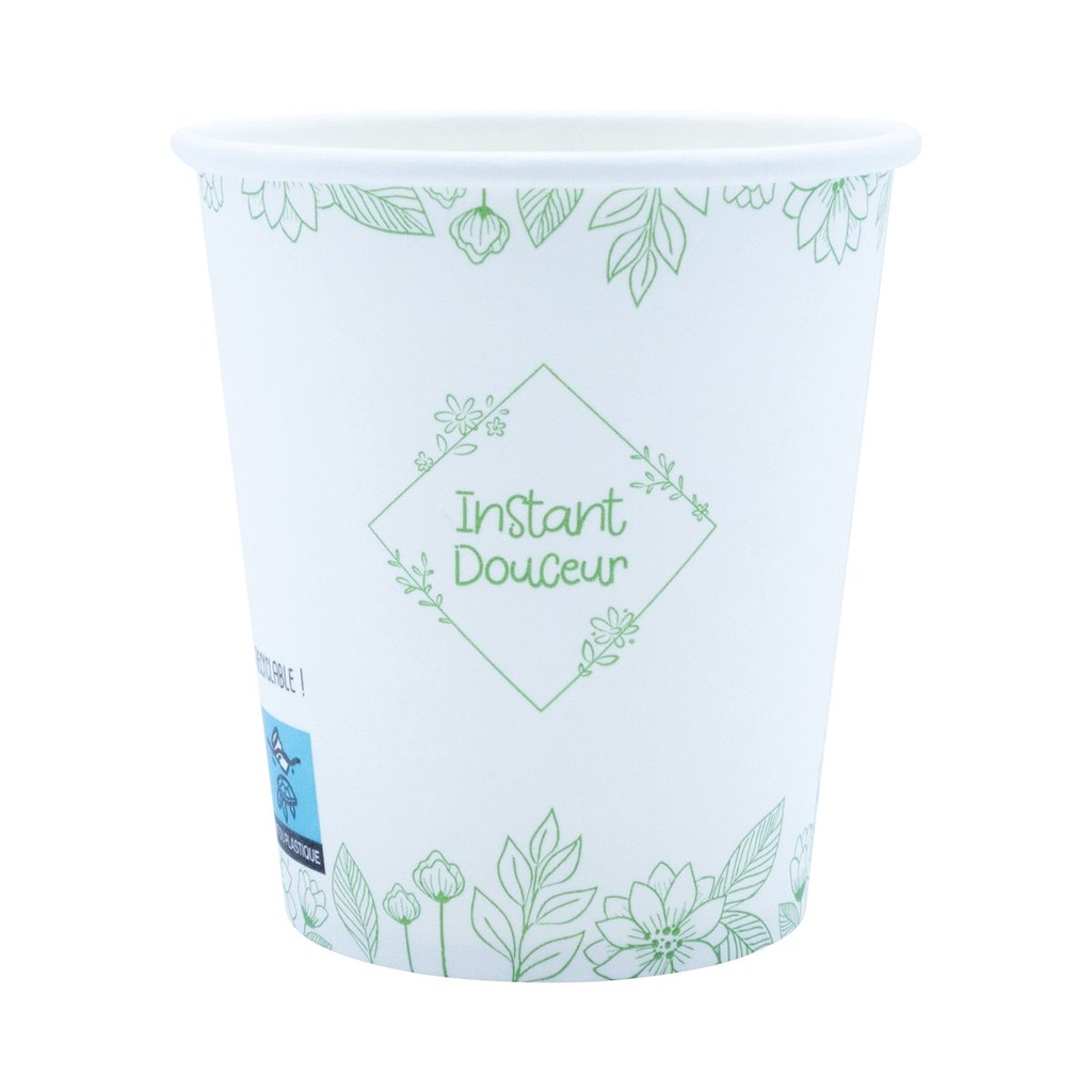 EN0364 Gobelet carton INSTANT DOUCEUR chaud et froid 6oz-18cl - vue 2