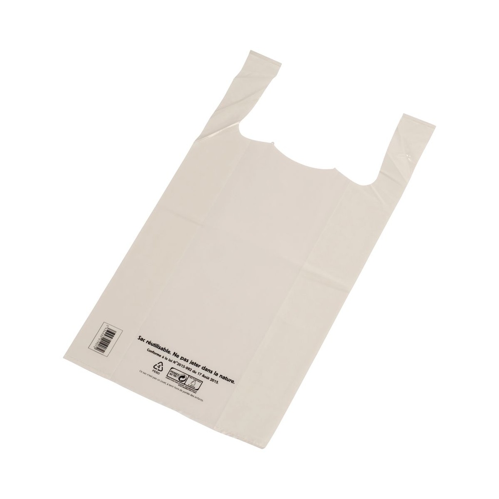 EN0495 Sacs bretelles réutilisables 14L 30+14x50cm/100 recyclable - vue 2