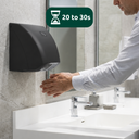 HY0088B Sèche-mains automatique électrique ZEPHYR - noir - vue 2