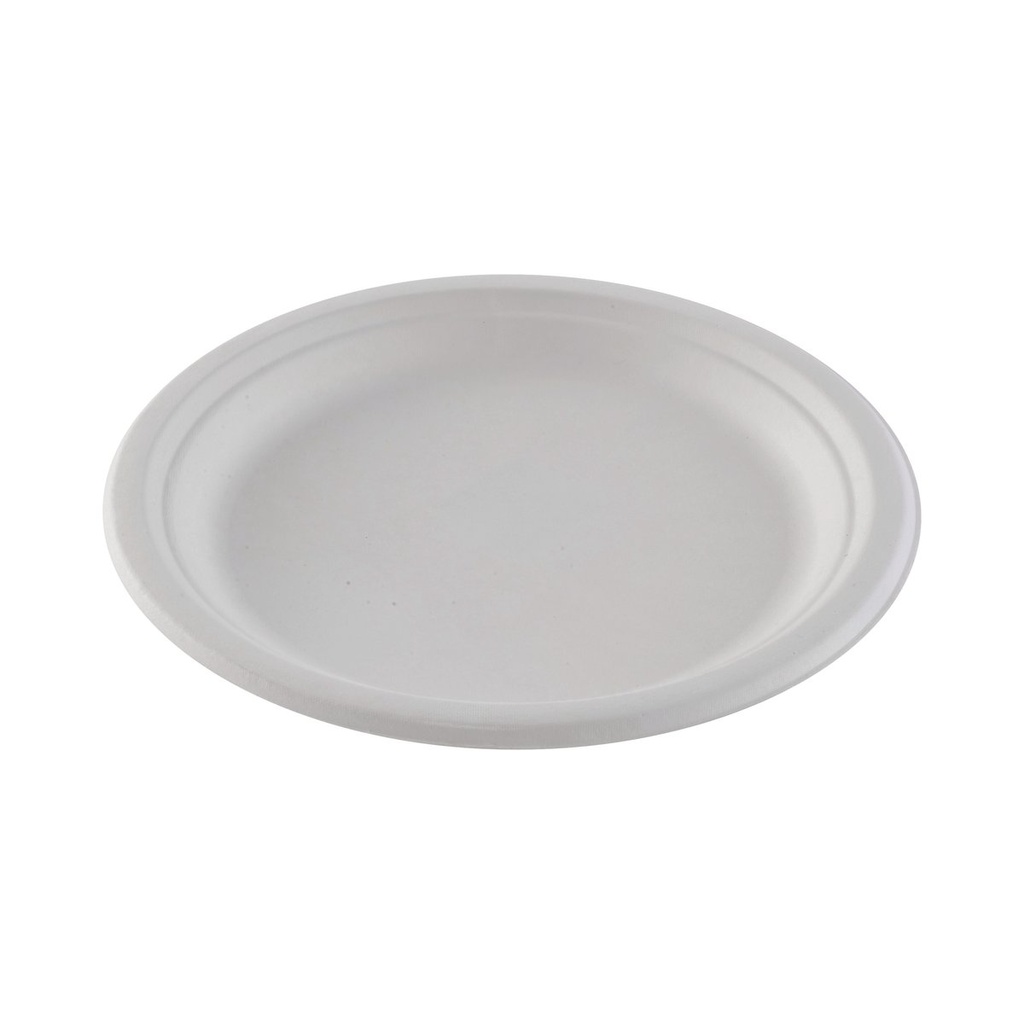 EB0021 ASSIETTE RONDE BAGASSE 23CM - vue 2
