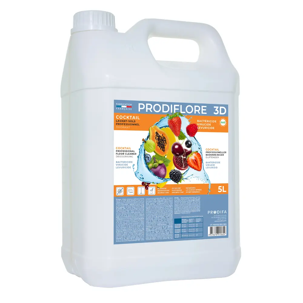 Détergent désinfectant Cocktail Fruité bidon 5 L