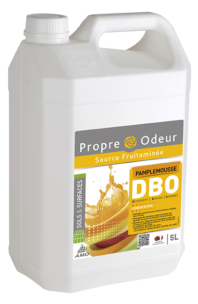 Détergent désinfectant biocide DBO Pamplemousse dosette 20mL