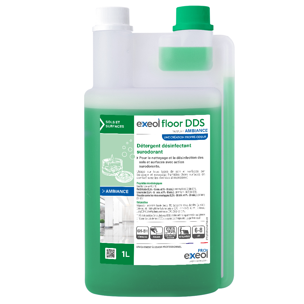 Détergent désinfectant surodorant Ambiance 1L rechargeable