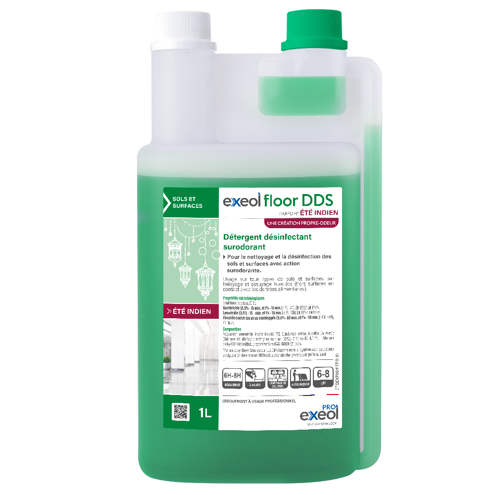 Détergent désinfectant surodorant Été indien 1L rechargeable
