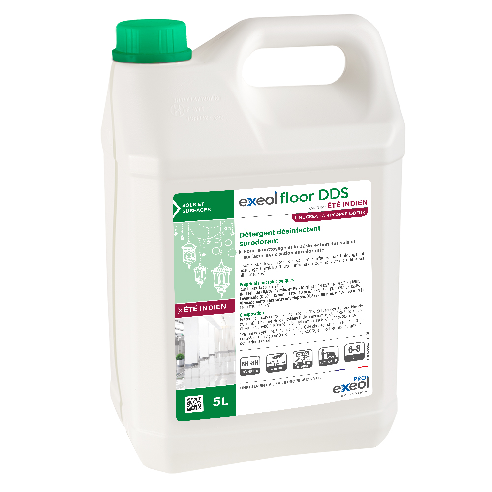 Détergent désinfectant surodorant Été indien 5L professionnel