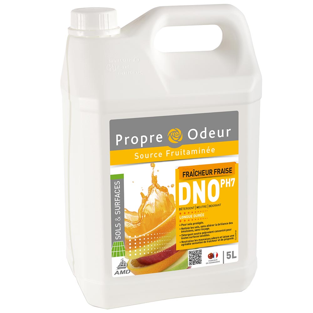 Détergent neutre odorant Fraîcheur Fraise 5L