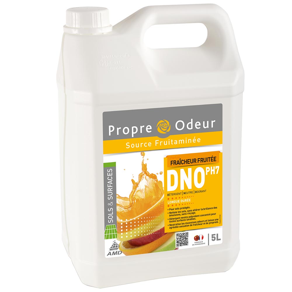 Détergent neutre odorant sols Fraîcheur Fruitée — DNO 5L