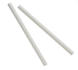 PAILLES CARTON BLANC 6X197mm /500 (PCB10)