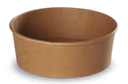 BOITE SALADE RONDE KRAFT BRUN 480ML diam150xHt45mm /50 (PCB6)