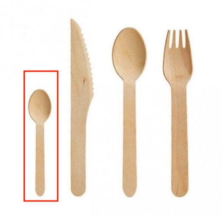 CUILLERES A DESSERT  BOULEAU 11cm /100 (PCB30)