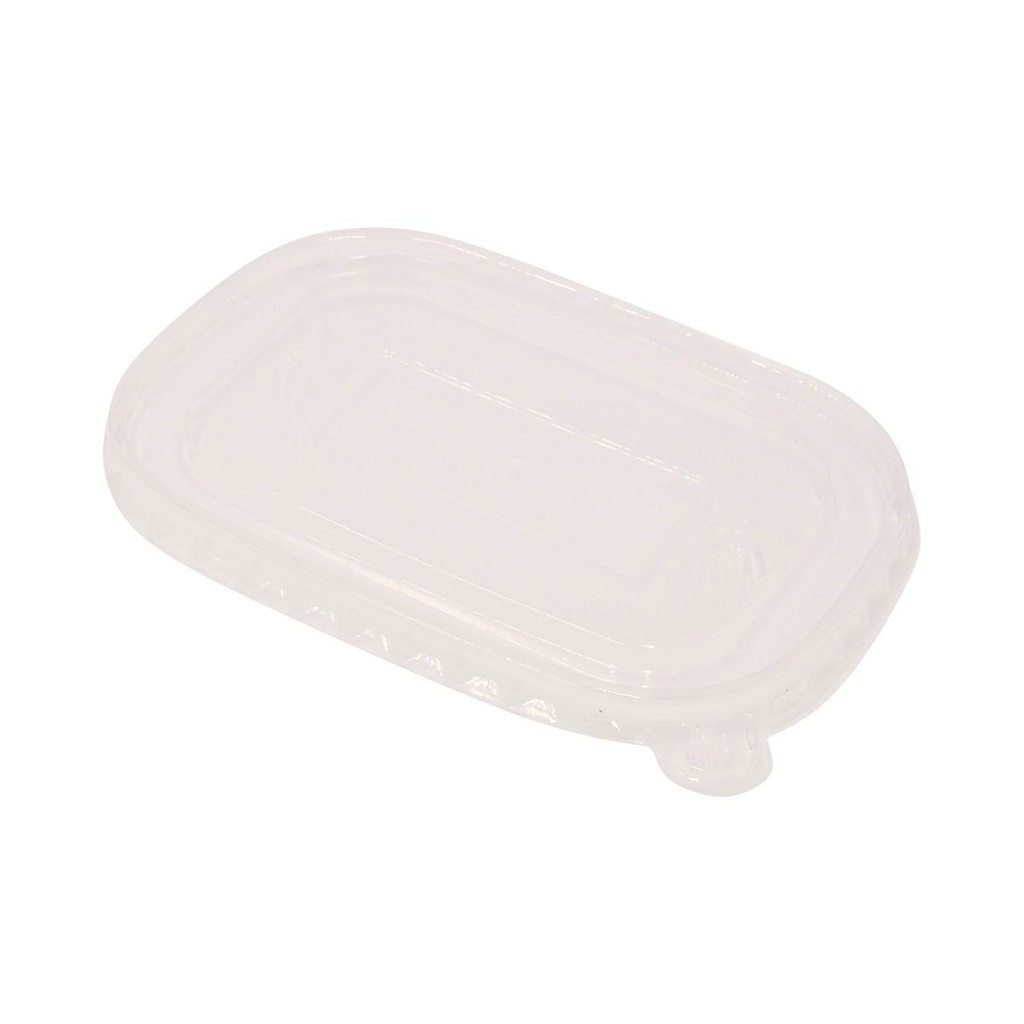 Couvercle Barquette Bambou (CHAUD/FROID) - Transparent - 170x120mm / 50 (PCB6)