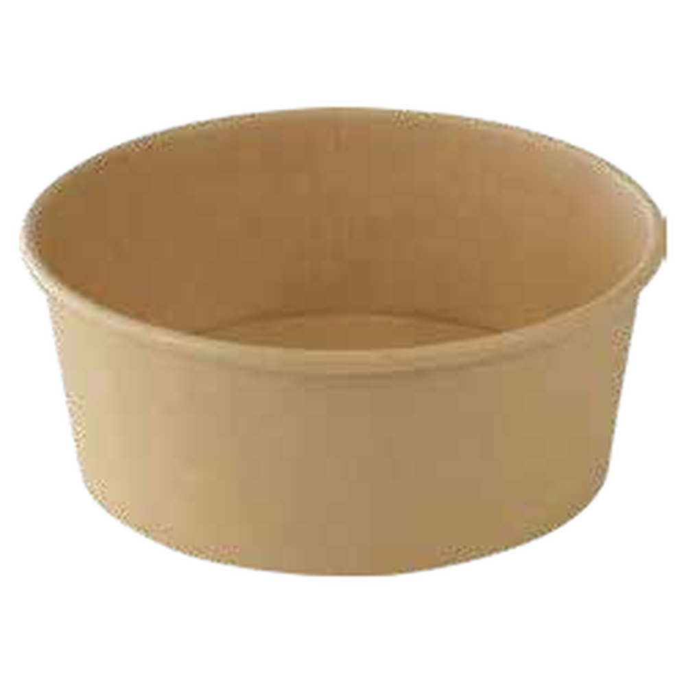BOITE SALADE RONDE KRAFT BRUN 1250ML /50 (PCB6)