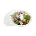 COUVERCLE PLAT PET POUR BOL BAGASSE 800CC /50 (PCB12)