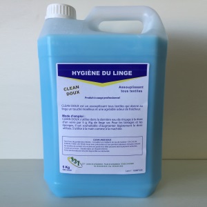 Assouplissant textile CLEAN LINGE DOUX bidon de 5l (PCB4)