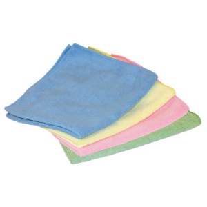 Chiffon microfibre professionnel bleu 40x40 cm lavable