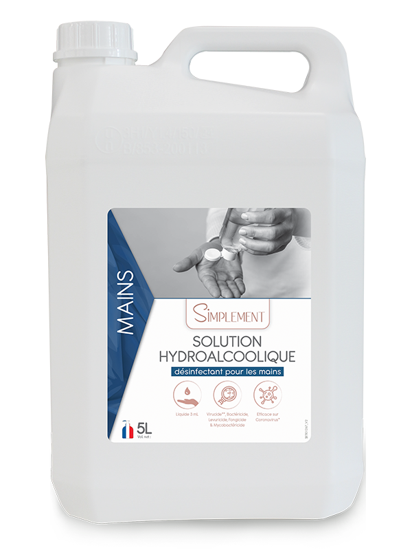 Solution hydro alcoolique - 5 L (PCB4)