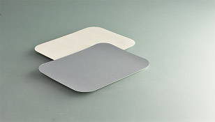 Couvercle carton pour Barquette Alu operculable -  930ml /100 (PCB12)