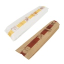 Sac gros pain en kraft blanc/ 1000 - 140+70x580mm - 40g - (PCB1)
