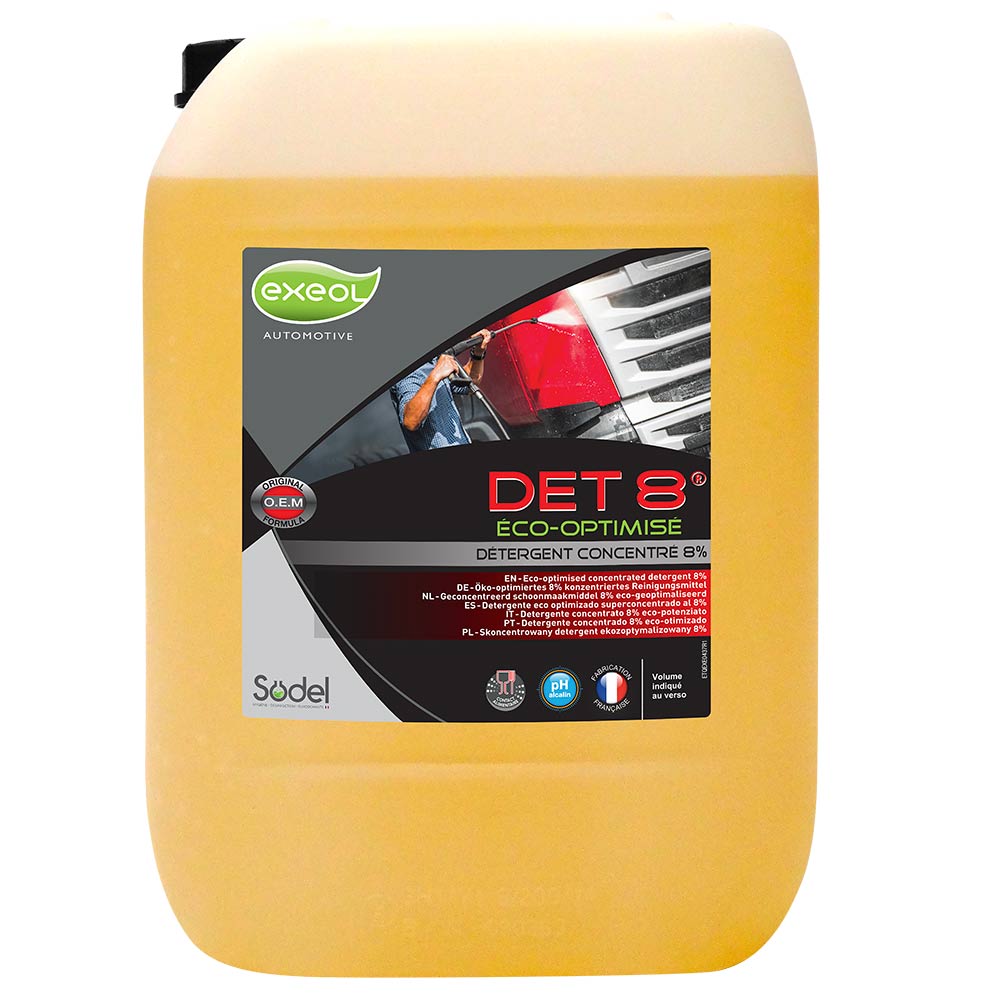 Shampoing Véhicules Alimentaire ECOLOGIQUE DET 08  bidon de 20L