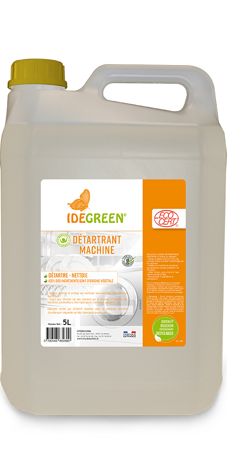 Détartrant machines ECOCERT (lave-vaisselle, lave-linge) — 2 × 5 L