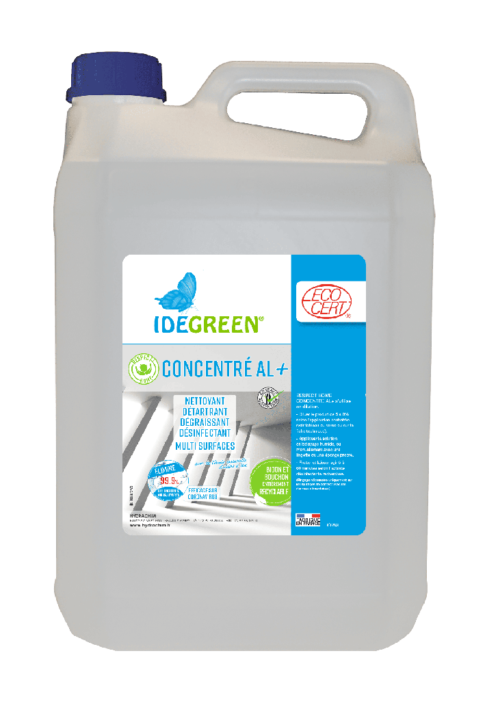 CONCENTRE AL+ - Nettoyant Détartrant Desinfectant Désodorisant - 5l - (PCB4)