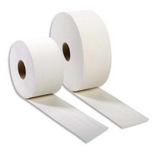 Papier toilette maxi jumbo ouate lisse 350 m — lot de 6