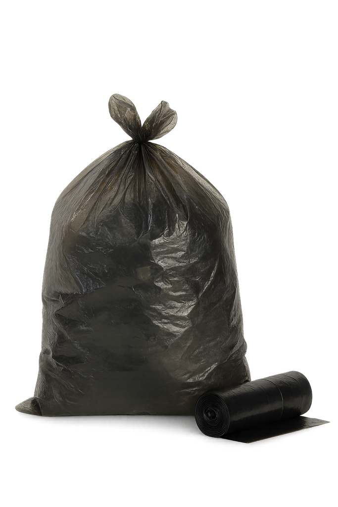 Sac poubelle noir 30 L corbeille 12 µm HD — carton de 500