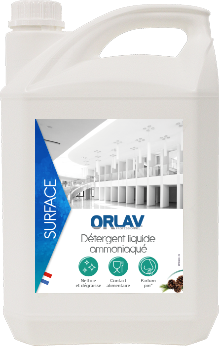 Nettoyant dégraissant ammoniaqué multi-surfaces — bidon 5 L