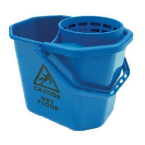 SEAU BLEU OU NOIR 12L + SYSTÈME ESSORAGE