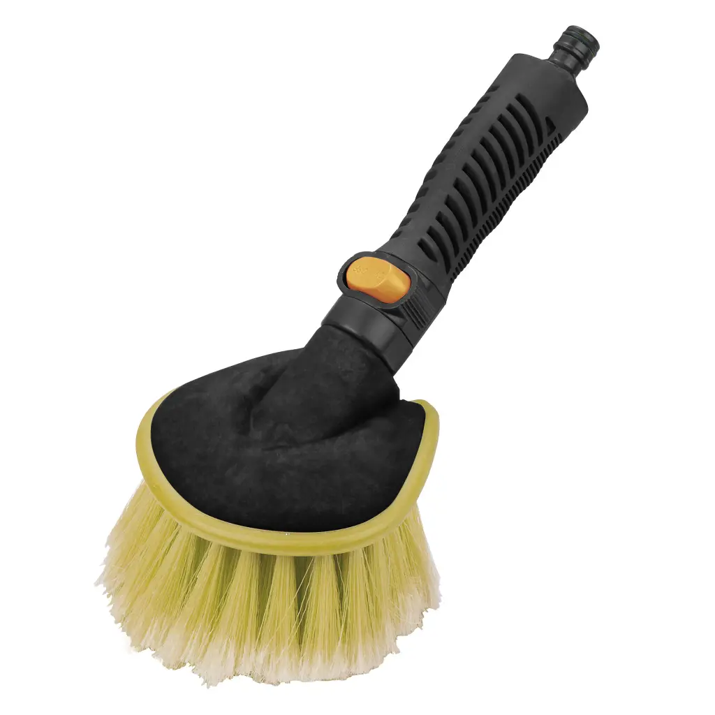 BROSSE VOITURES AVEC RÉSERVOIR 26 CM JAUNE
