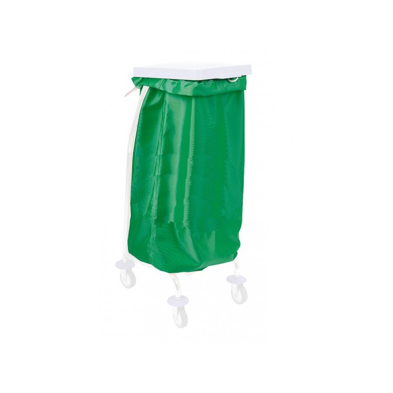 SAC A LINGE UNI VERT HAUTEUR 100CM TISSU SCLETEX (PCB50)