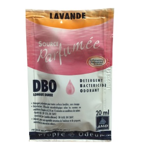 [DE0026] Détergent désinfectant biocide DBO Lavande dosettes 20 mL × 250