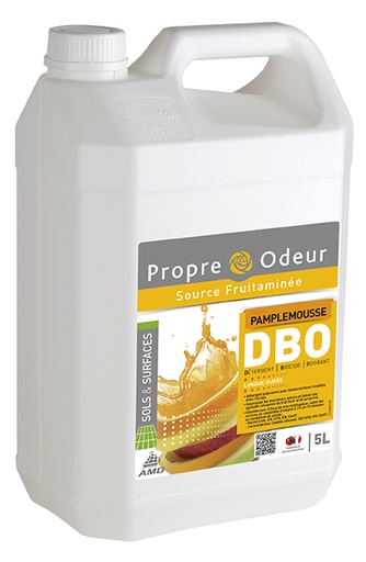 [DE0029] Détergent désinfectant désodorisant sols Pamplemousse — DBO dosette 20 ml