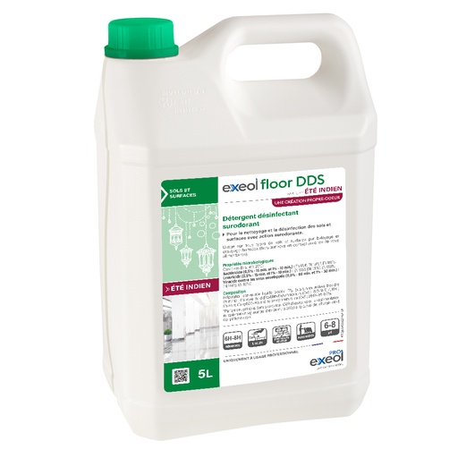 [DE0041] Détergent désinfectant surodorant Été indien 5L professionnel