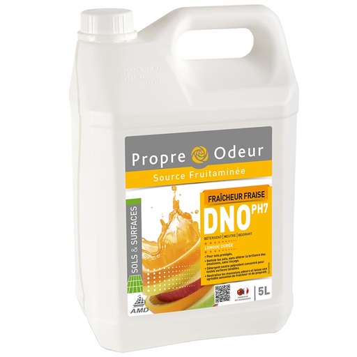 [DE0069] Détergent neutre odorant Fraîcheur Fraise 5L