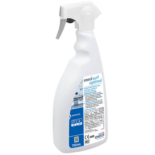 [DE0174] Désinfectant surfaces sans alcool — Exeol Surf Optimal spray 750 ml