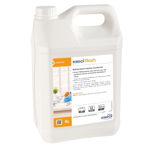 [DE0249] Détachant toutes surfaces sans CMR — Exeol Flash 5L
