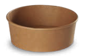 [EB0018] BOITE SALADE RONDE KRAFT BRUN 750ML diam150xHt60mm /50 (PCB6)