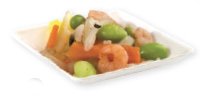 [EB0027] VERRINES CAREES BAGASSE 6,5X6,5cm /50 (PCB24)