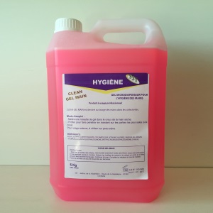 [EG0038] Gel lavant mains professionnel collectivités — bidon 5 L - Clean Gel Main