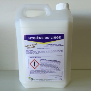 [EG0053] Lessive Liquide s/Phosphate CLEAN LINGE AZUR - 5L