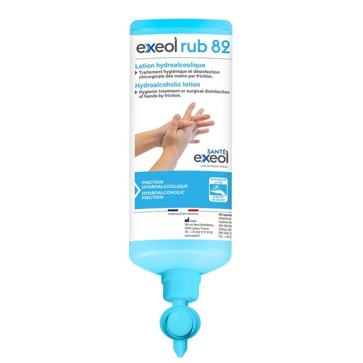 [EG0170] Solution moussante Mains - EXEOL SCRUB 4%  - 1L Airless (PCB12)