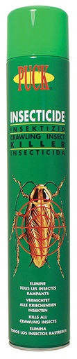 [EG0181] Insecticide insectes rampants blattes fourmis araignées — aérosol 750 ml - PUCK