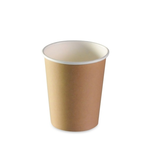 [EN0366] Gobelet carton KRAFT 8oz-25cl /50 - (PCB20)
