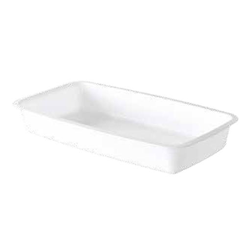 [EN0444] Barquette gastronome injectée blanche PP 1/3 H48/270 (PCB1)