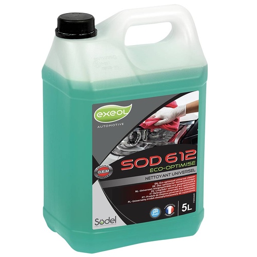 [EV0054] Shampoing automobile multi - ECO-OPTIMISE  SOD612 bidon de 5kg - FIN DE STOCK