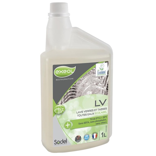 [GE0017] Lave-verre machine toutes eaux anti-traces — 1 L doseur