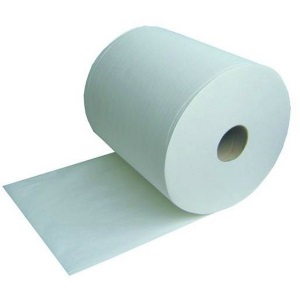 [HY0005] Bobine essuyage ouate blanche 1000 formats lisse — lot de 2