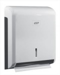 [HY0026] Distributeur d'essuie-mains pliage Z feuille à feuille — blanc