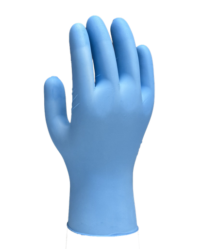 [HY0060] Gant nitrile bleu non poudré taille XL — boîte de 100